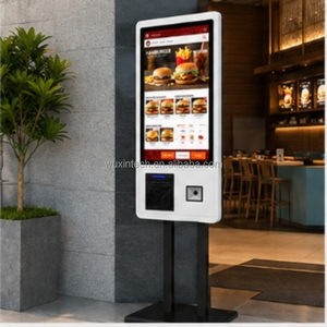 Sistema de Intercomunicación Visual WUXIN Totem Borne de 21.5/27 Pulgadas, Kiosco de Autoservicio para Pedidos sin Contacto para Cadenas de Restaurantes de Comida Rápida - Product Image 5