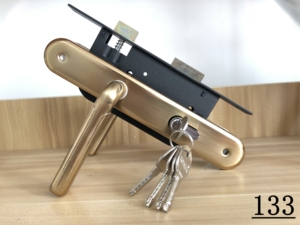 Bền chống trộm nội thất cửa gỗ xi lanh khóa với các phím phòng ngủ phòng trong nhà xử lý khóa - Product Image 3