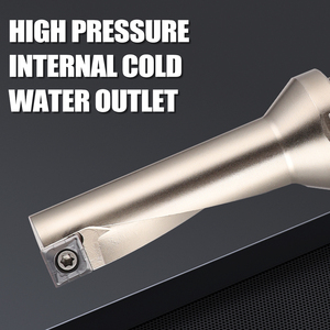 ดอกสว่าน U แบบเปลี่ยนหัวได้ SITELUN ทำจากทังสเตนคาร์ไบด์ สำหรับงานเจาะ CNC พร้อมระบบหล่อเย็นแบบทะลุ สำหรับงานเจาะรูลึก - Product Image 3