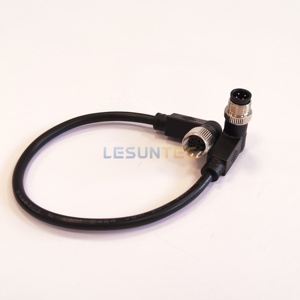 3针4针5针8针工控防水M5 M8 M12全系列航空插头弯头连接器线束 - Product Image 3