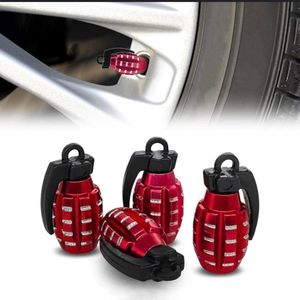 Rojo, verde, amarillo, negro, <span class=keywords><strong>Granada</strong></span>, 4 Uds., emblema <span class=keywords><strong>de</strong></span> coche, rueda, vástago <span class=keywords><strong>de</strong></span> válvula <span class=keywords><strong>de</strong></span> neumático, tapa <span class=keywords><strong>de</strong></span> aire, cubierta antipolvo para Ford Mustang BMW Mercedes G64 F10 F30 - Product Image 1