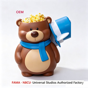 Fabricante de Diseño <span class=keywords><strong>3D</strong></span>, Figura Personalizada de PVC/ABS, Cubo de Palomitas de Maíz de Dibujos Animados, Fabricación Profesional OEM - Product Image 2