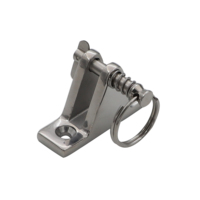 Charnière de bimini pour yacht en acier inoxydable 304 316 avec goupille à ressort à dégagement rapide, accessoire de quincaillerie marine