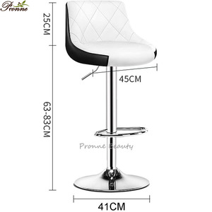 Nouveau design, tabourets <span class=keywords><strong>de</strong></span> bar confortables et pivotants avec hauteur <span class=keywords><strong>de</strong></span> chaise et dossier - Product Image 6