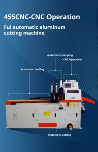 Aluminum Profile Cutting Machine Pneumatic Feeding Aluminum Alloy <b>Copper</b> <b>Rod</b> Blanking Boundary Tube Aluminum Cutting Machine - Product Image 4