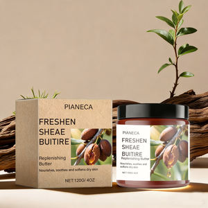 Humectante Natural Orgánico con Vitamina E, Hidratación Profunda, Manteca <span class=keywords><strong>de</strong></span> Karité 100% Pura, Loción <span class=keywords><strong>de</strong></span> Manteca <span class=keywords><strong>de</strong></span> Karité Cruda para Todo Tipo <span class=keywords><strong>de</strong></span> Piel - Product Image 4