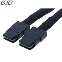 Câble d'extension de données pour disque dur de serveur Mini SAS SFF-8087 36 broches mâle-mâle 6 Gbit/s 0,5 m 1 m