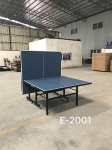 Mesa de Ping Pong Plegable de Aleación de Aluminio para Interiores, Mesa de Tenis de Mesa con Ruedas Móviles y Pelotas - Product Image 4