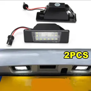 Lampe de plaque d'immatriculation LED sans erreur pour Nissan X-Trail T30 T31 Qashqai J10 J11 Primera <span class=keywords><strong>Pathfinder</strong></span> R51 Juke F15 (<span class=keywords><strong>1</strong></span>/2 pièces) - Product Image 6