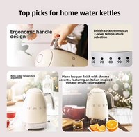 Bouilloire électrique KLF04, grande capacité, en acier inoxydable, avec fonction de maintien au chaud, arrêt automatique, filtre anti-calcaire, 1,7 L, 2000 W-2500 W