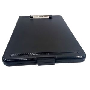 Presse-papiers en plastique de taille A4 de papeterie de bureau de haute qualité avec stockage - Product Image 4