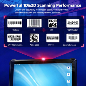 Nuovo Tablet Robusto Android 13 con Display HD da 10.1 Pollici, PC Industriale IP67 Impermeabile, Scanner di Codici a Barre, Batteria da 10000mAh, GPS, NFC, WiFi - Product Image 3