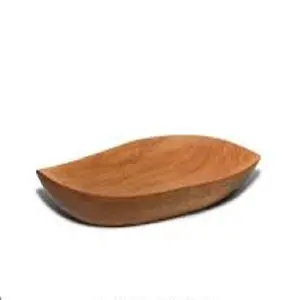 Первоклассная деревянная тарелка в форме листьев из натурального дерева, десертная сервировочная тарелка, тарелки с акцентом, посуда