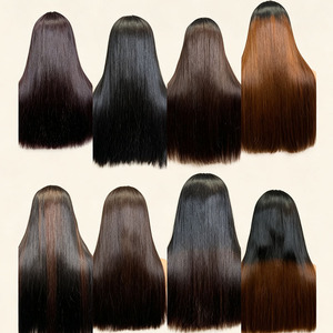 โปรโมชั่น 55$ Letsfly Bone Straight Kim K วิกผมแบบปิดหน้าผาก 2x6  ขนาด 10 12 20 24 นิ้ว ผมแท้ธรรมชาติเวียดนาม ราคาถูก ขายส่ง - Product Image 1