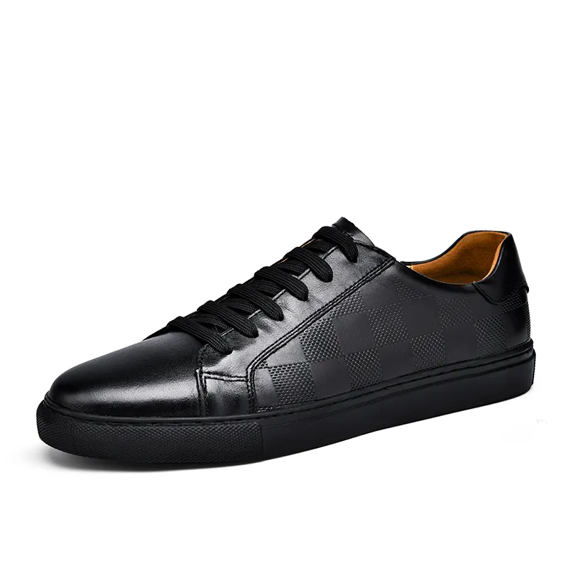 تخصيص US14 أحذية رياضية أزياء الرجال نمط المشي شعار مخصص الأصلي جلد طبيعي عارضة الأحذية قماش العصرية