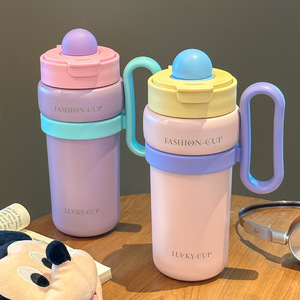 แก้วน้ำสุญญากาศดีไซน์ใหม่ความจุขนาดใหญ่ 30 ออนซ์ 900 มล. แก้วกาแฟพกพาสำหรับเดินทาง แก้วเก็บความร้อนพร้อมหูจับ - Product Image 2