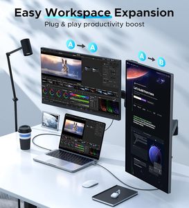 Syong USB C để HDMI cáp cho nhà văn phòng 5ft (4K60hz), tốc độ cao Loại C để HDMI 2.0 bện dây, Thunderbolt 4/3 tương thích - Product Image 4