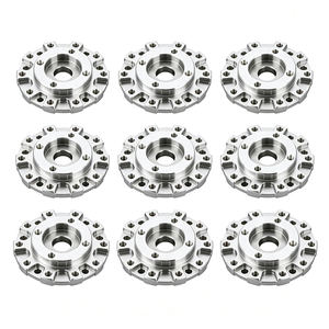 Base de Brida Robótica de Aluminio Mecanizada por CNC de Precisión, Fresado CNC Personalizado, Brida de Montaje Multiorificio, Conexión para Brazo Robótico, Pieza de Repuesto - Product Image 6