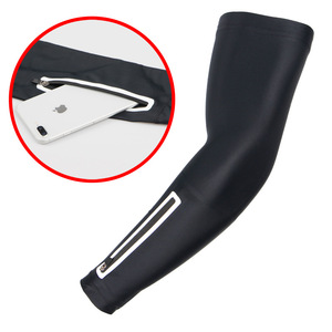 Sport maniche di ghiaccio a prova di sole equitazione cellulare ciclismo Sport manica a gomito protezione del braccio protezione del braccio con cerniera senza cuciture - Product Image 3