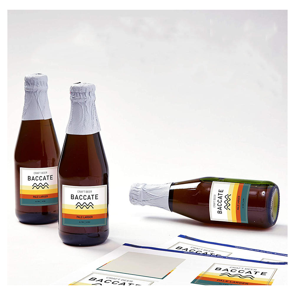 Etichette Happy Birthday Per Bottiglie - Autoadesive Per Champagne E Vino, Regalo Compleanno