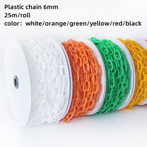 Cadena de Plástico Económica TTC20510 de 6 mm - 25 m/Rollo, 48 g/m, 8 Rollos/Caja, Multicolor - Product Image 1