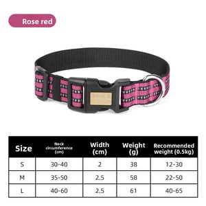 Nuevo <span class=keywords><strong>Collar</strong></span> Reflectante para Perro, Transpirable, Cómodo y Fácil de Colocar, Modelo F106, Venta al Por Mayor - Product Image 6
