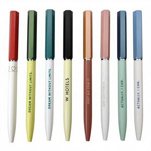 Sports Metal Twisted <b>Ballpoint</b> <b>Pen</b> 1.0mm Black Ink Custom Logo Promotional (UV Printing) Hotels Educational Use (Novelty) - Product Image 1