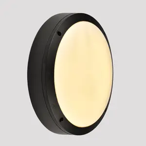 Luces eksterior oval dipimpin sekat cahaya 12 w dipimpin lampu bulkead sekat oval cahaya luar ruangan