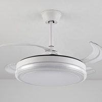 Gy013 — ventilateur de plafond sans lame avec télécommande, design moderne, luminaire de plafond, éclairage led, designer, 42 pouces, 110/220v