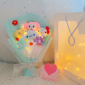 best seller plush toy stuffed toy plush boy girl birthday gift plush animal toy Creative animal bouquet for girlfriend gift