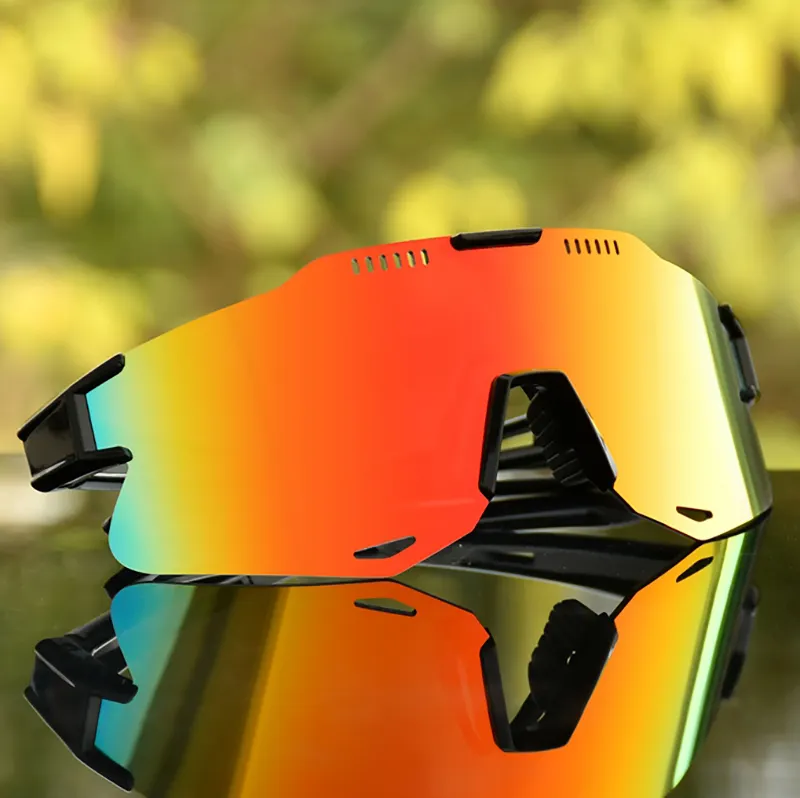 USOM ansi z87 lunettes de soleil de vélo personnalisées polarisées uv400 vente en gros de lunettes de vélo lunettes de sport pour le football