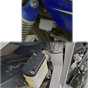 Mochi Motorcycle Brake Oil Cup Large <b>Plastic</b> Slanted Head Square For ATV Off Road Vehicle Modification - Product Image 4