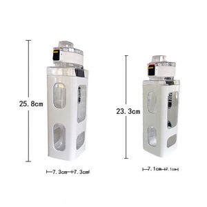 New Arrival 700ml Motivational Water <b>Bottle</b> With Time Marker Bpa Free Fitness Time Maker Sport Plastic Water <b>Bottles</b> - Product Image 1