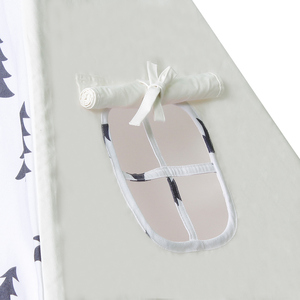 Indio niños tienda jugar <span class=keywords><strong>casa</strong></span> árbol negro de lona de algodón estampada teepee tienda para los niños - Product Image 5