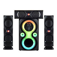 Système de son home cinéma en promotion, haut-parleur d'ordinateur avec woofer, haut-parleur LED, système de haut-parleurs multimédia 5.1 HI-FI