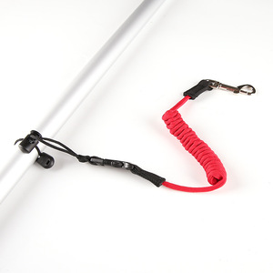 Correa de Seguridad para Remo de Kayak HEY TOUR, Roja, Enrollada, con Gancho - Product Image 4