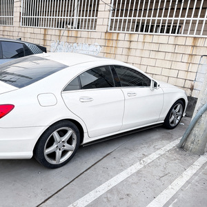 Mercedes-Benz Side Skirts Carbon Fiber Texture ABS For CLS C218 X218 AMG Line 2011-2017 - Product Image 3