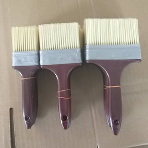 Pinceaux plats à manche en bois et poils en plastique 20 30 40 mm pour bricolage et usage général - Product Image 2