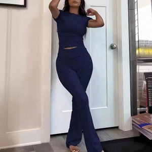 2025 nouveaux ensembles de style port décontracté pour femmes rétro <span class=keywords><strong>chic</strong></span> deux - Product Image 2
