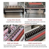 Máquina de Corte Automática Computarizada de Alta Precisión con Motor y Rodamientos Schneider PLC para Tela No Tejida, Papel y Etiquetas en Rollo/Hoja