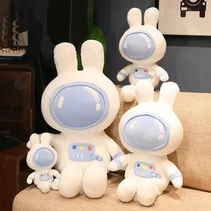 Conejo espacial de peluche TXL126 para niños, juguete de conejo de dibujos animados, almohada, conejo de Pascua