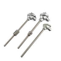 Sonde thermocouple de type K, tête de connexion thermocouple haute stabilité, OEM ODM personnalisé, thermocouple anti-brûlure pour cheminée