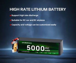 גבוה פרץ 5000mah 11.1v 14.8 <span class=keywords><strong>22.2v</strong></span> סוללת ליתיום ליון סוללה 50c 100c 120c 3s1p 6s1p עבור מירוץ/rc צעצוע מכונית מזל ט "ט מהירות גבוהה - Product Image 5