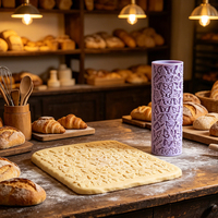 Ensembles de découpoirs à biscuits à texture papillon, formes multiples : étoile, carré, festonné, rectangle, rond, pour la pâtisserie