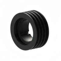 Polea Industrial SPA200 de Hierro Fundido con 5 Ranuras y Bloqueo Cónico, con Buje Cónico 3020 de 25-80 mm para Transmisión de Potencia