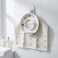 Serviette carrée classique personnalisée imprimée, 55% lin 45% coton, 265 g/m², avec bordure en dentelle, durable et lavable pour la maison, les restaurants et les événements