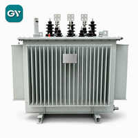 Transformateur de puissance triphasé immergé dans l'huile haute tension avec bobine toroïdale pour poste de distribution de réseau électrique