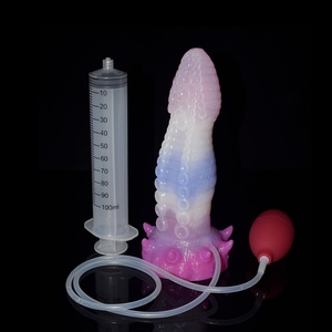 YOCY Big Head Octopus Anal Sex Toy Silicone Flexible Fantasy Dildo Tentacle Masturbator for Women Anus Beads <b>Suction</b> Cup Cock - Product Image 3