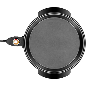 12-Inch ev fonksiyonlu elektrikli kızartma tavası yapışmaz kaplama ile temperli cam kapak Mini pirinç ocak ve ölçüm fincan - Product Image 2