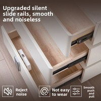 Table de Chevet Intelligente Moderne Minimaliste avec Lampe à Induction, Lumière de Chambre Luxe Léger, Multifonctionnelle, Recharge Sans Fil, Bluetooth, en Pierre